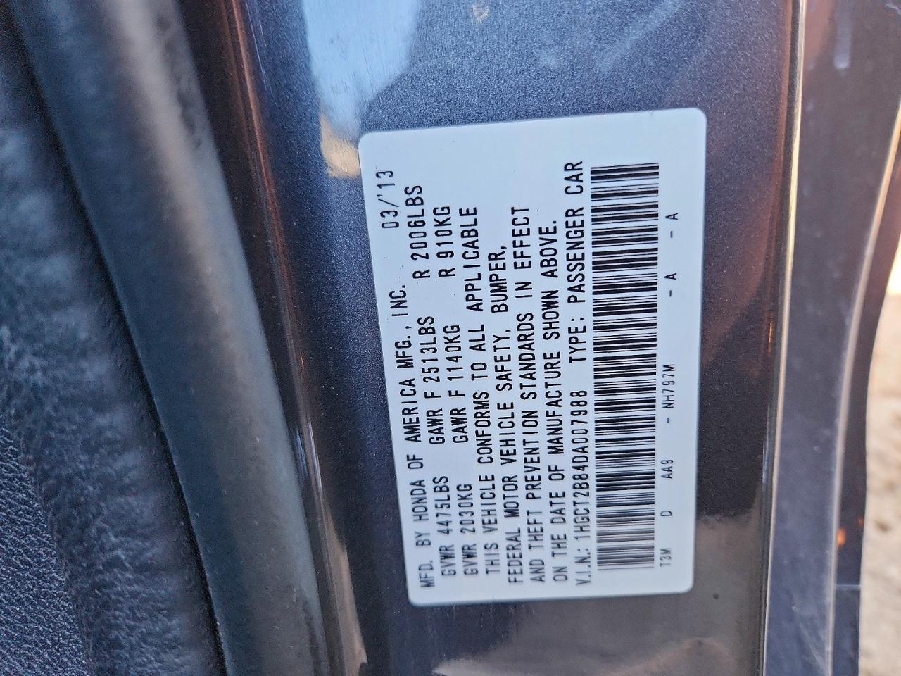 2013 HONDA ACCORD EXL photo 12