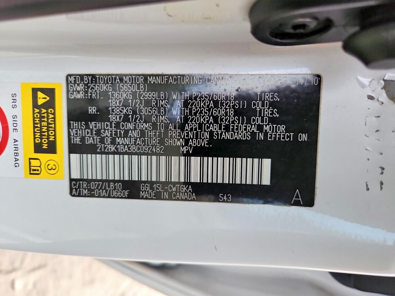 2011 LEXUS RX 350 photo 14