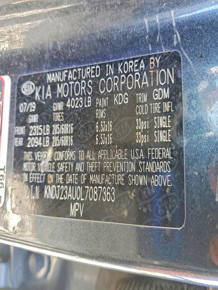 2020 KIA SOUL LX photo 12