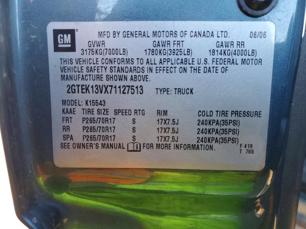 2007 GMC NEW SIERRA K1500 photo 12