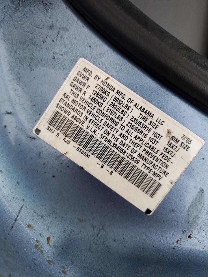 2005 HONDA ODYSSEY EX photo 12