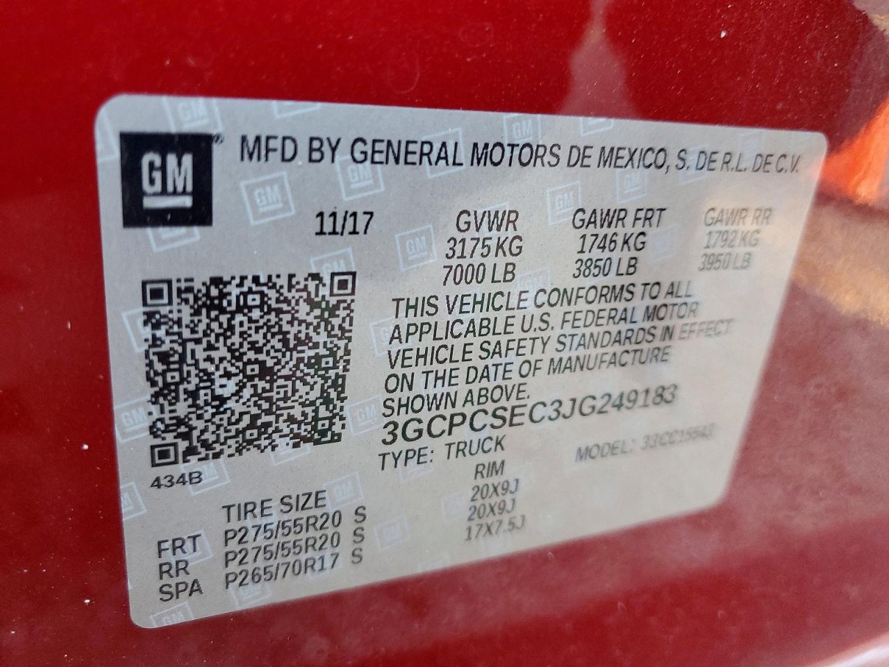 2018 CHEVROLET SILVERADO C1500 LTZ photo 13