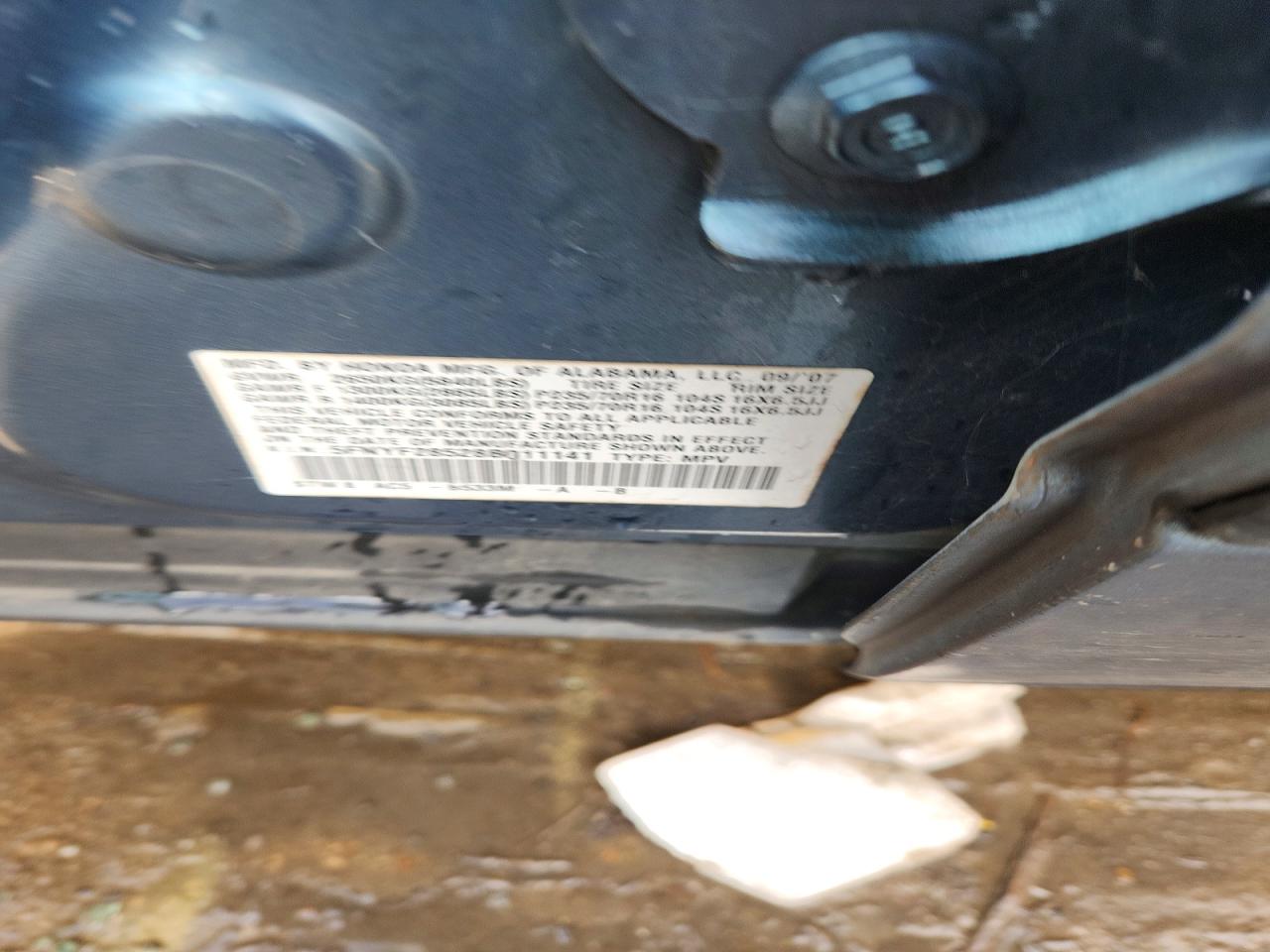 2008 HONDA PILOT EXL photo 25