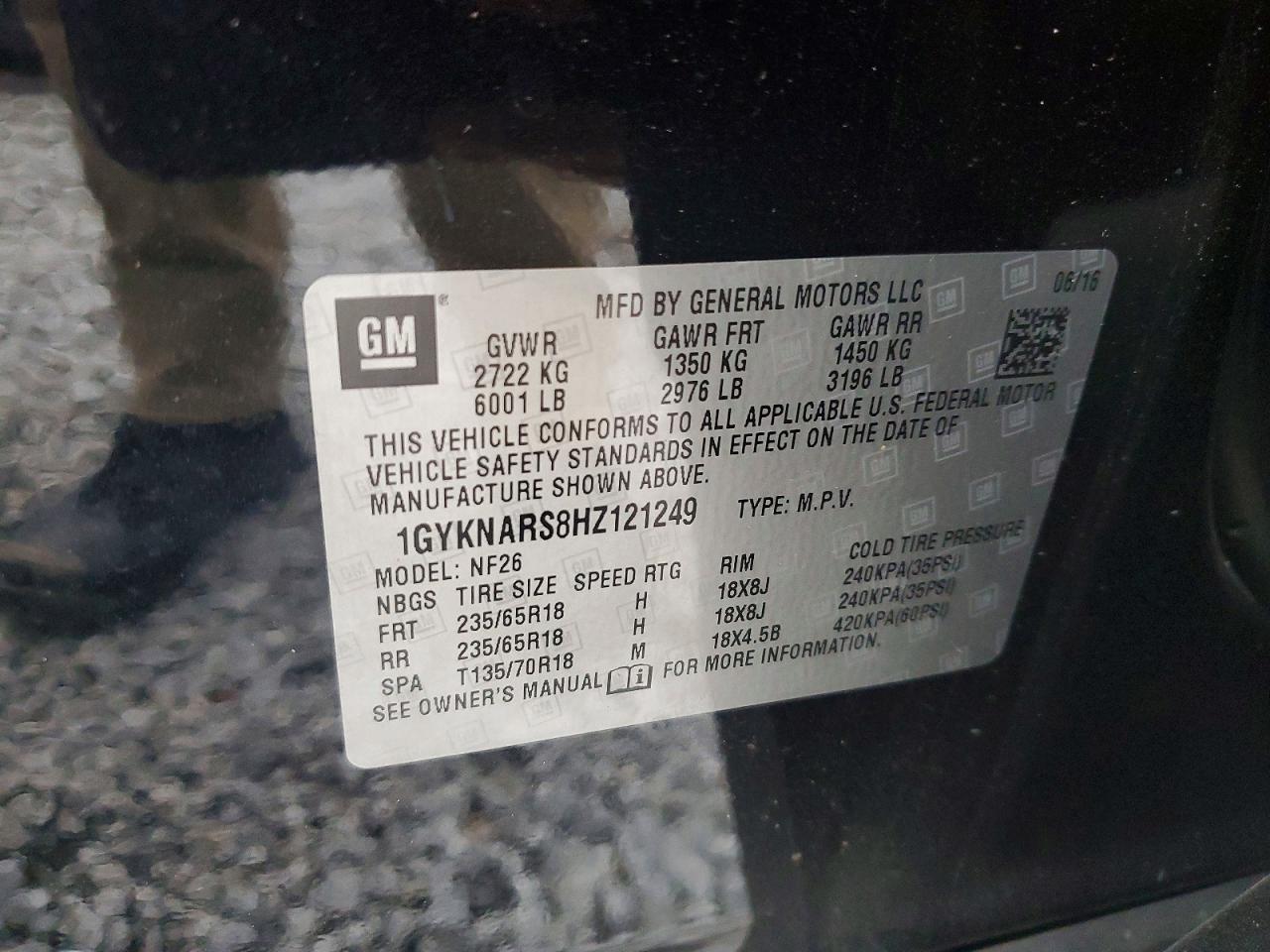 2017 CADILLAC XT5 photo 37