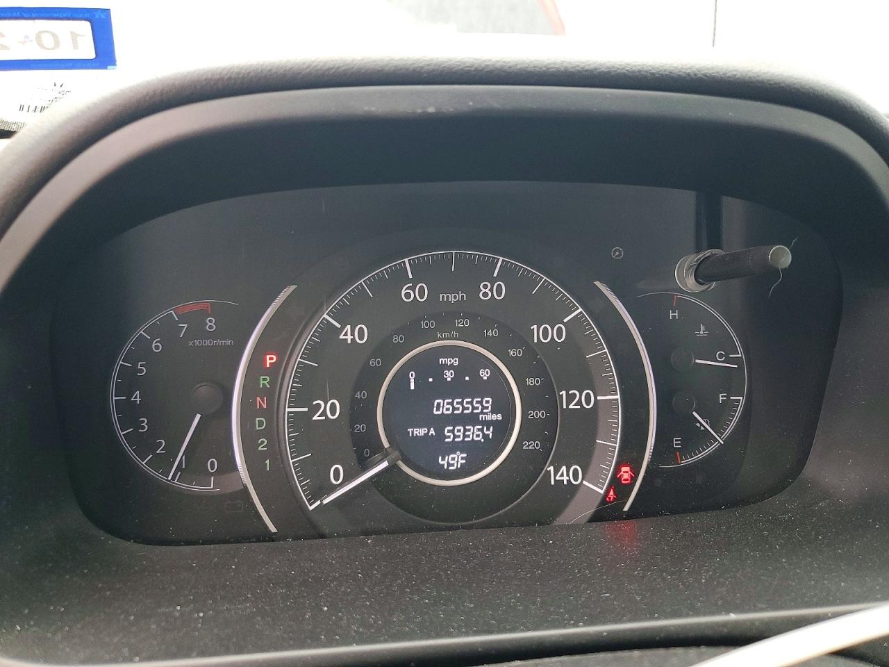 2014 HONDA CR-V LX photo 9