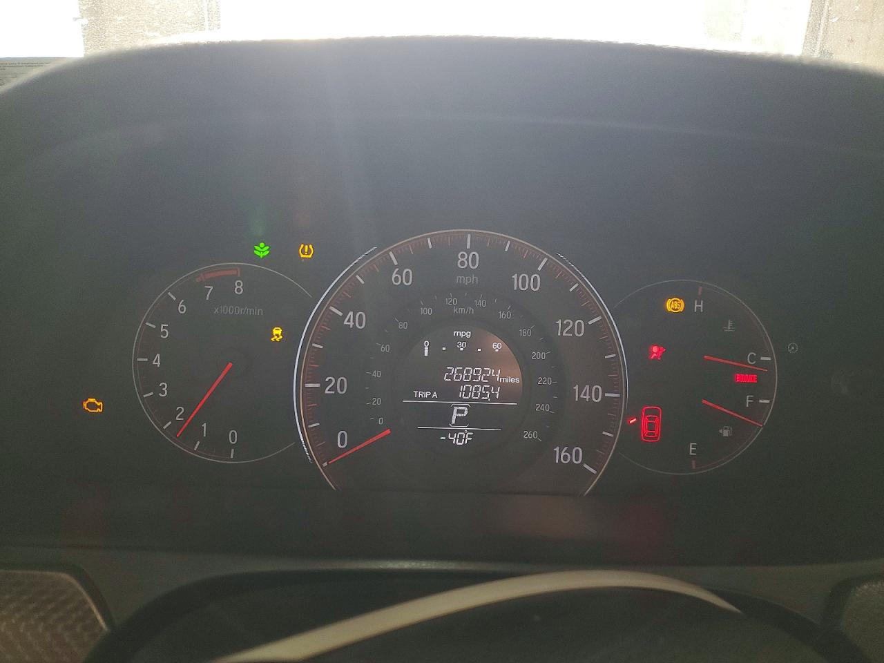 2016 HONDA ACCORD EX photo 9