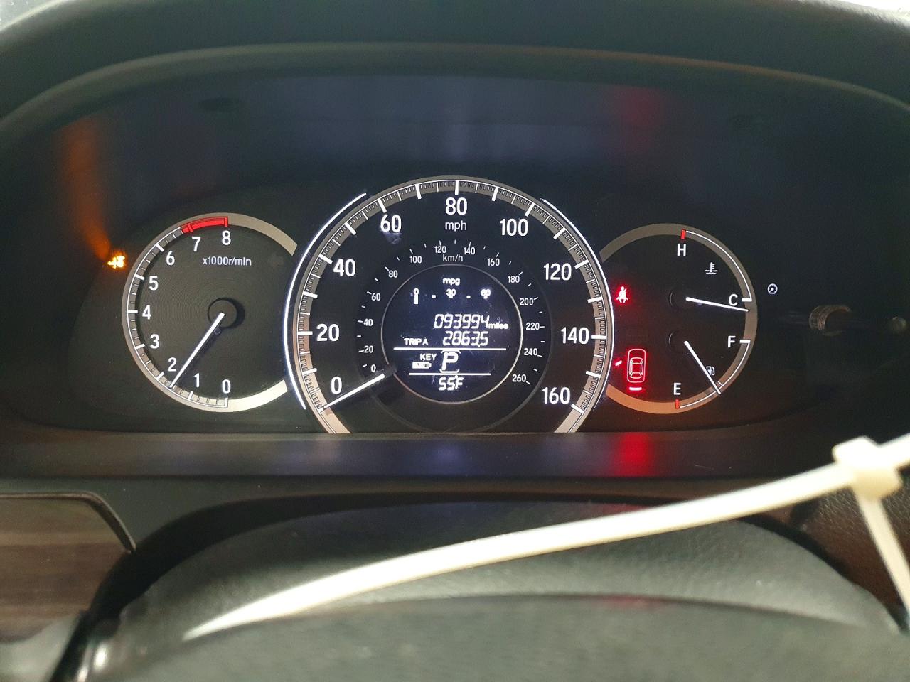 2016 HONDA ACCORD EX photo 9