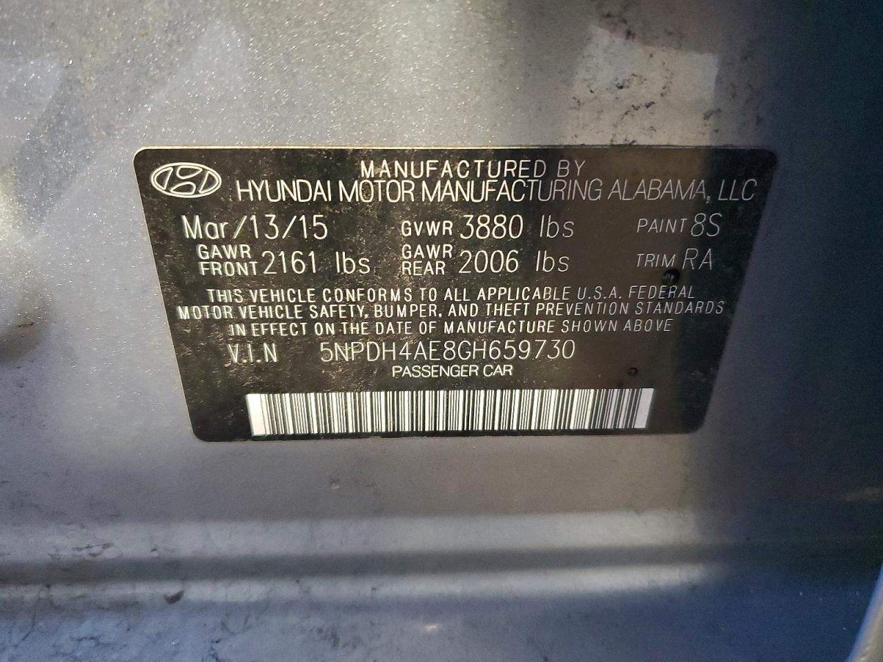 2016 HYUNDAI ELANTRA SE photo 25