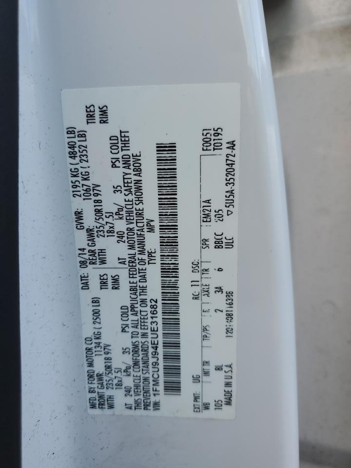 2014 FORD ESCAPE TITANIUM photo 25
