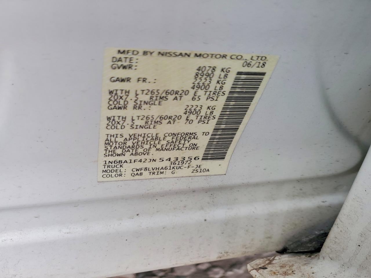 2018 NISSAN TITAN XD SL photo 31