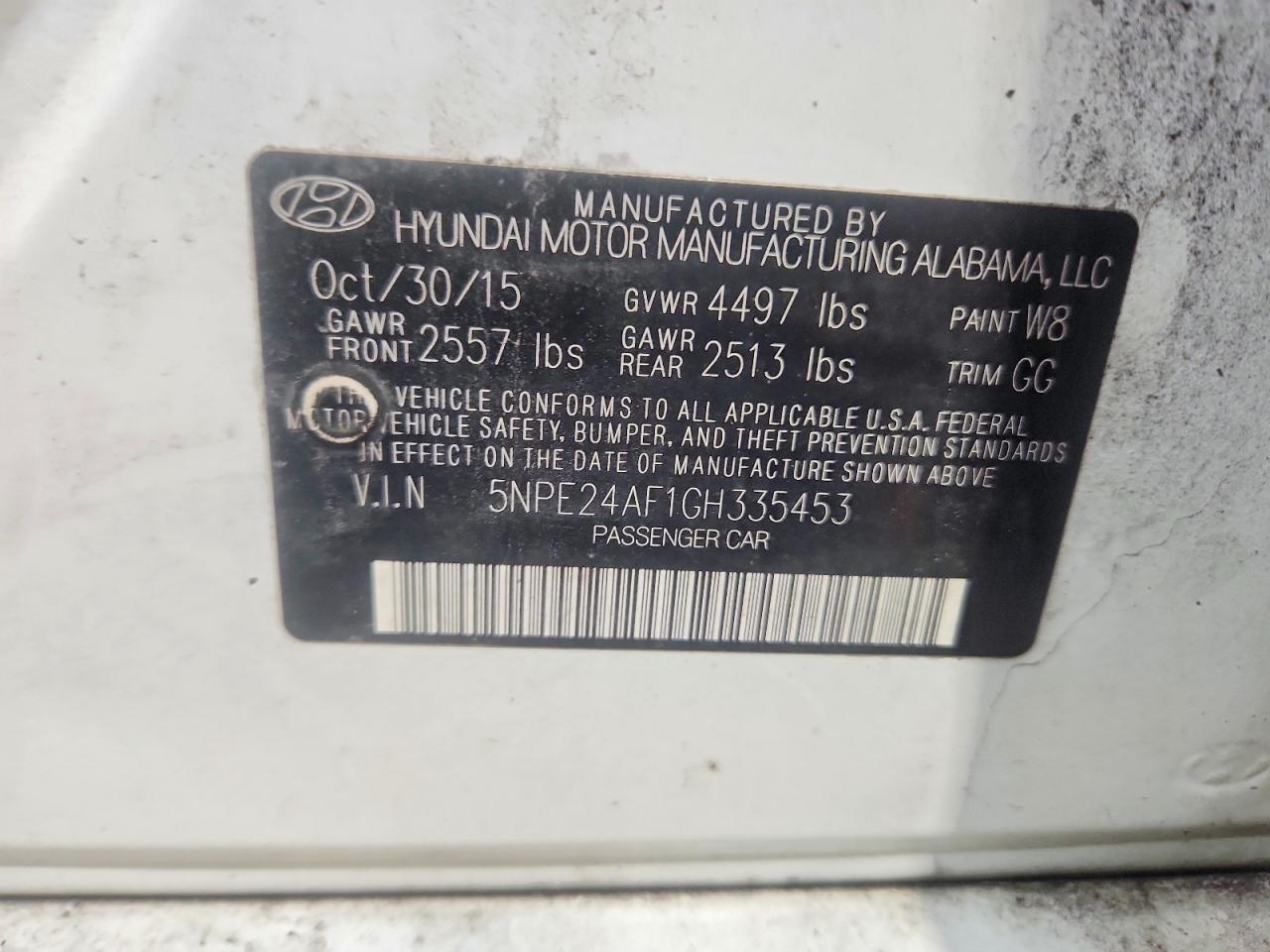 2016 HYUNDAI SONATA SE photo 12
