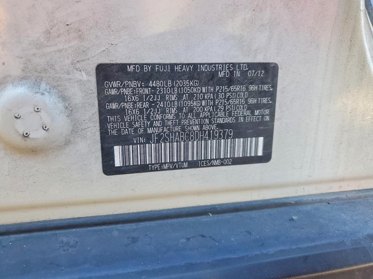 2013 SUBARU FORESTER 2.5X photo 13