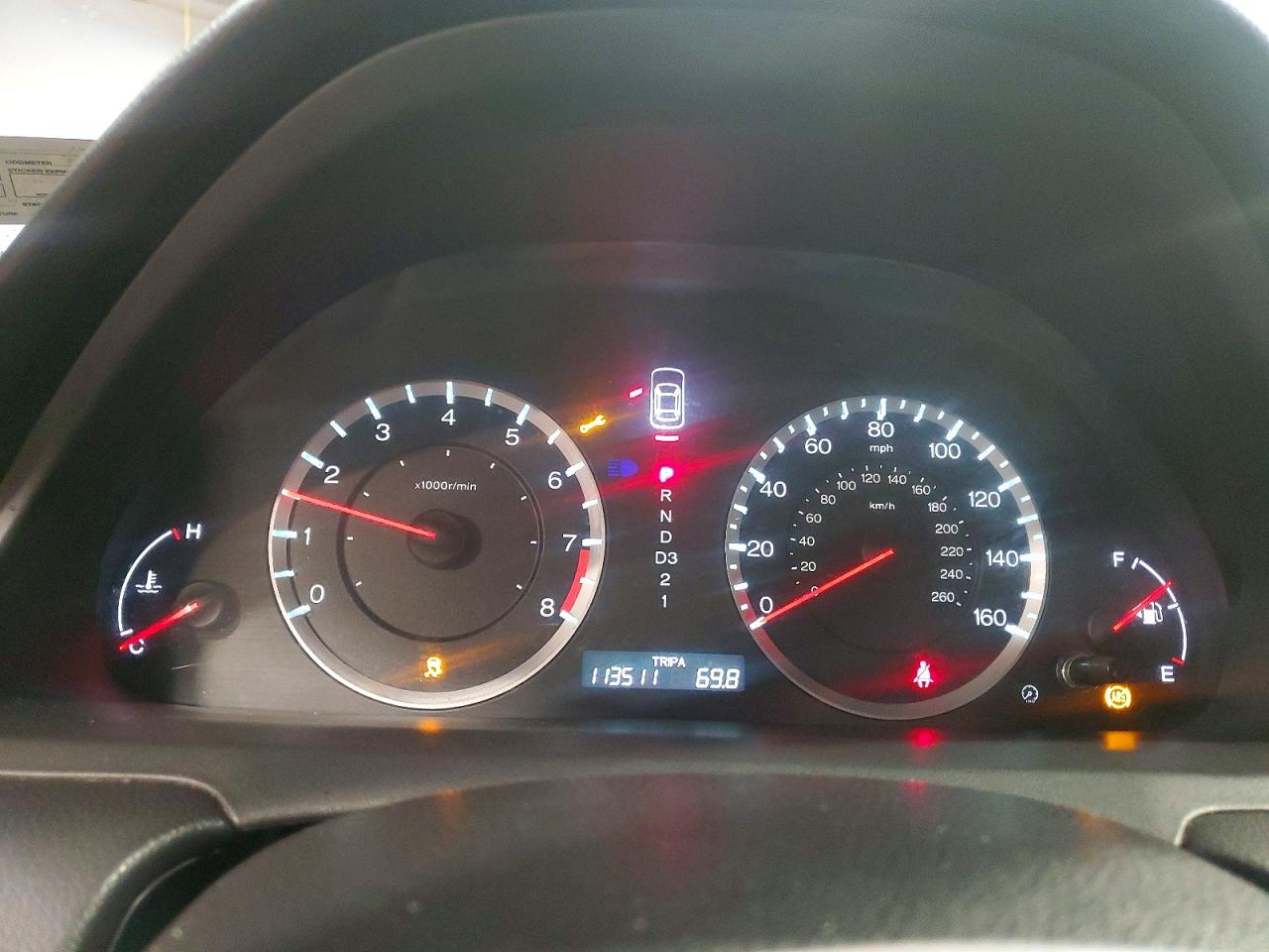2012 HONDA ACCORD SE photo 9