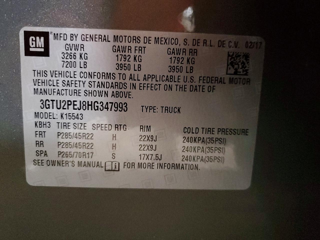 2017 GMC SIERRA K1500 DENALI photo 12