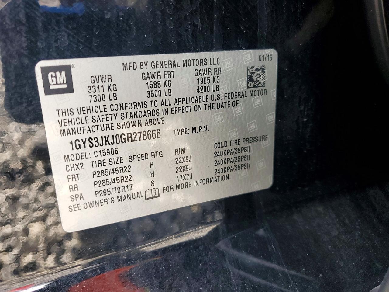 2016 CADILLAC ESCALADE ESV PREMIUM photo 13