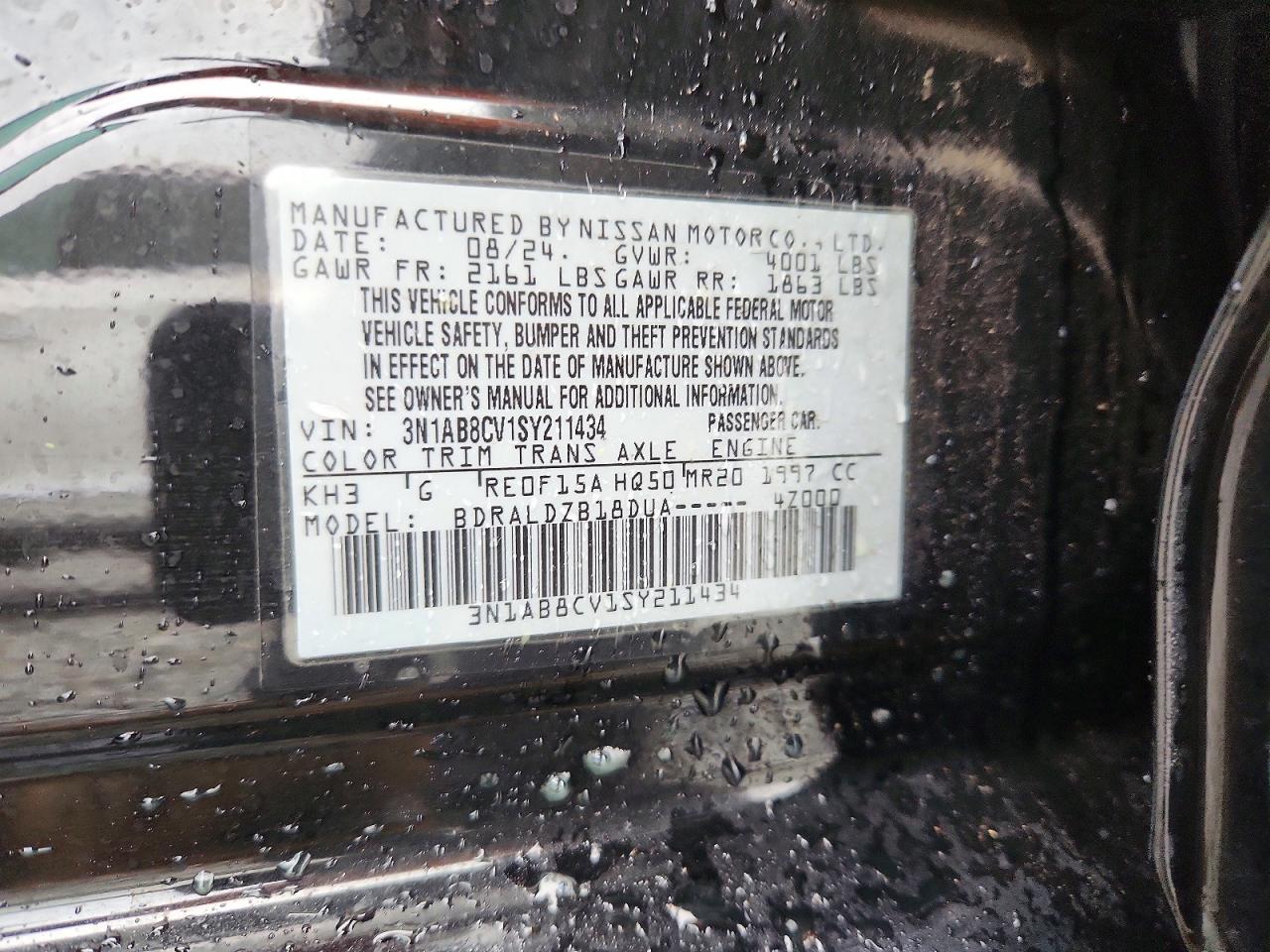 2025 NISSAN SENTRA SV photo 12
