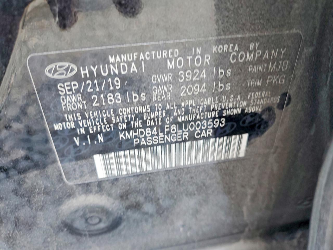 2020 HYUNDAI ELANTRA SEL photo 12