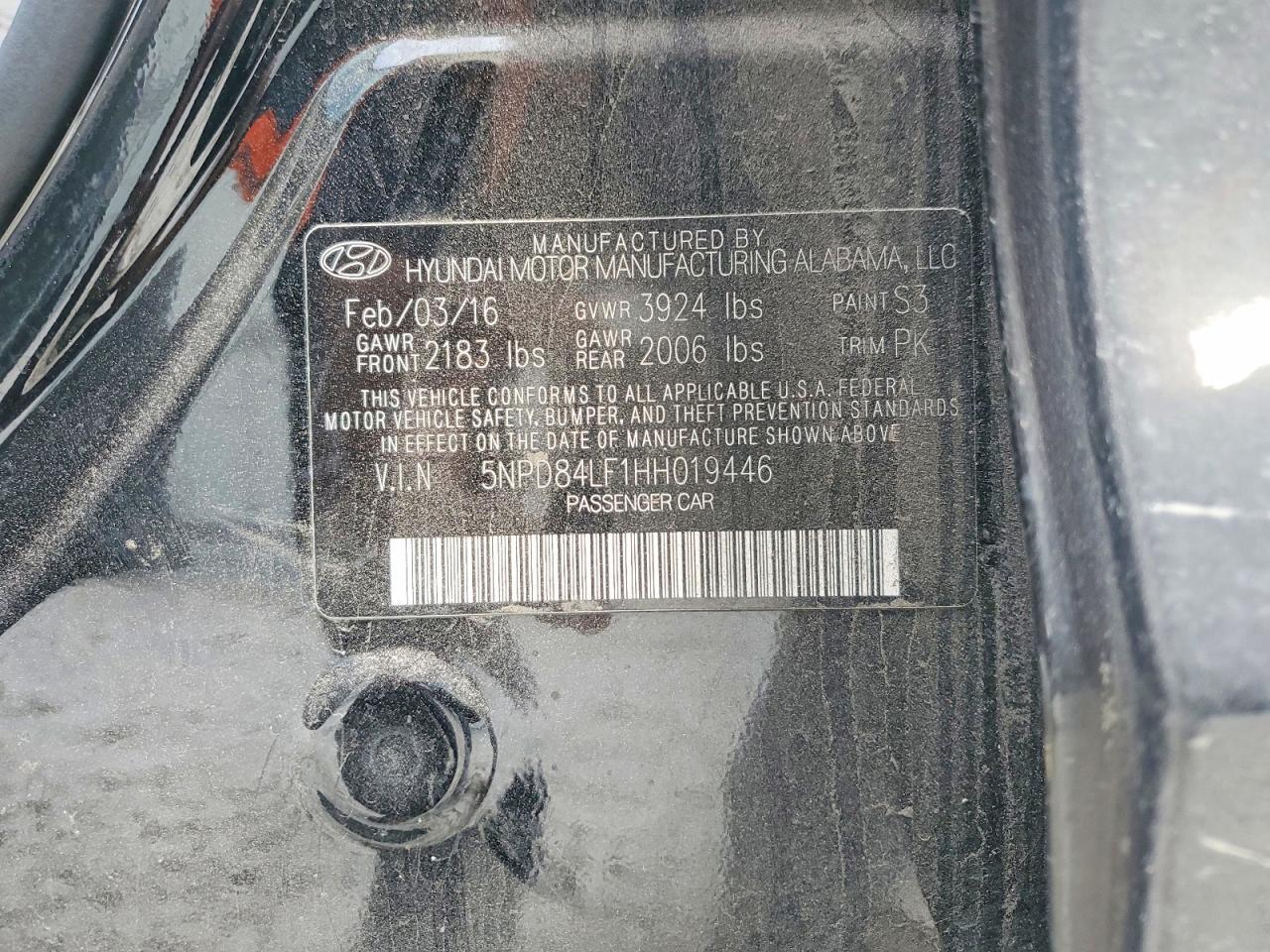 2017 HYUNDAI ELANTRA SE photo 12