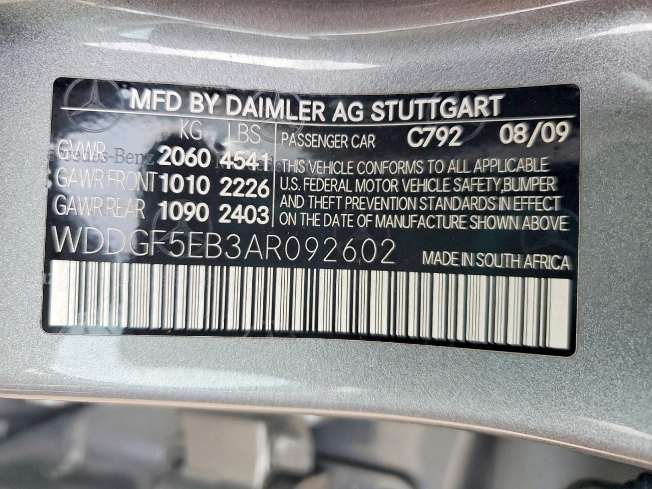 2010 MERCEDES-BENZ C 300 photo 12