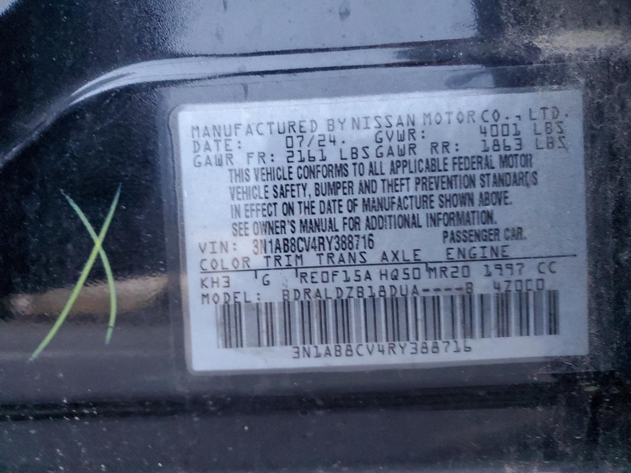 2024 NISSAN SENTRA SV photo 12