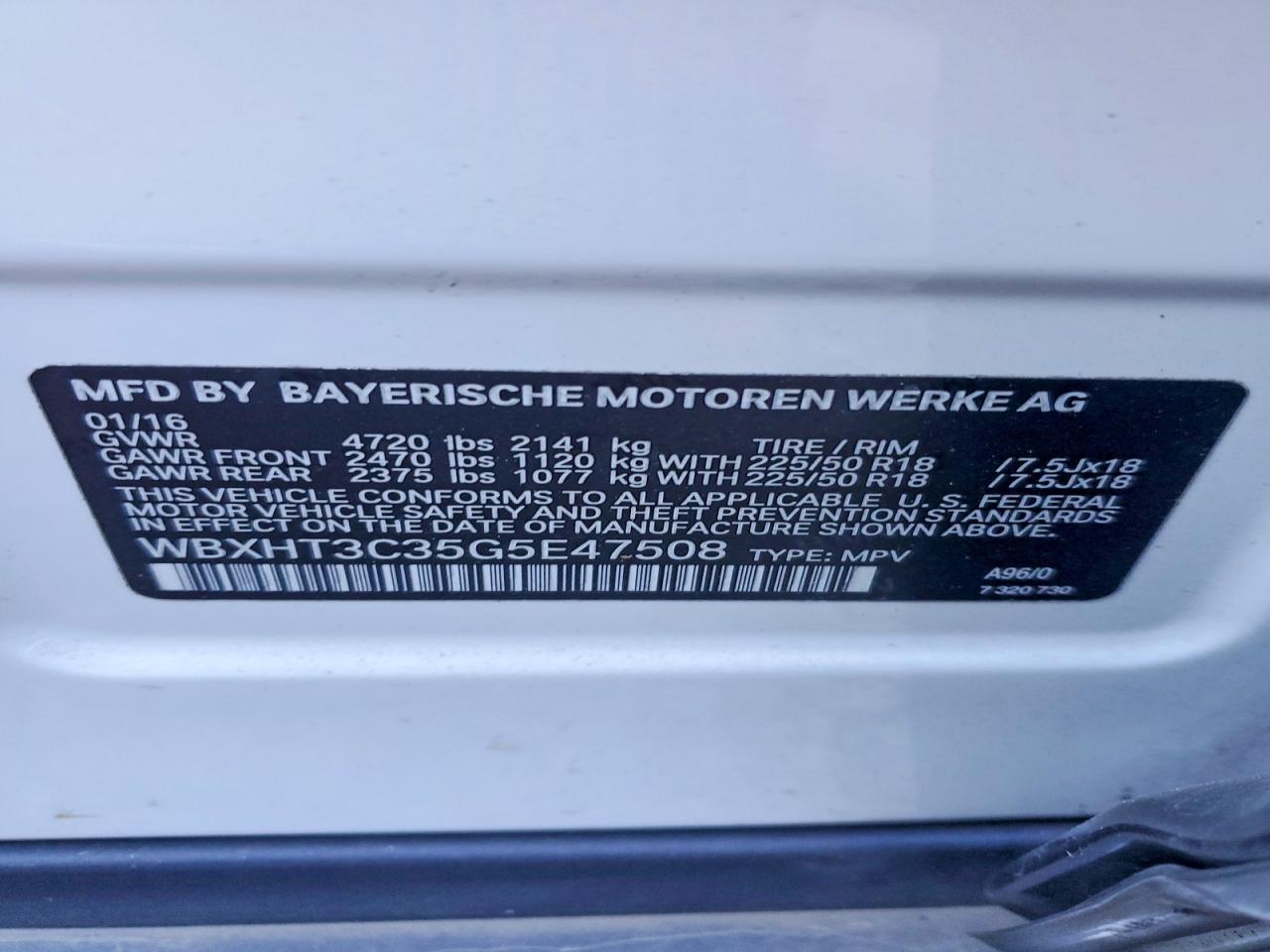2016 BMW X1 XDRIVE28I photo 12