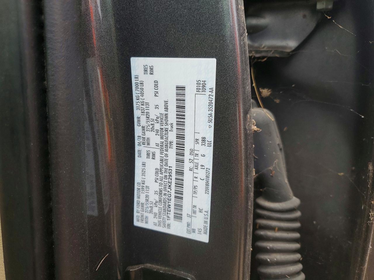 2018 FORD F150 SUPERCREW photo 12
