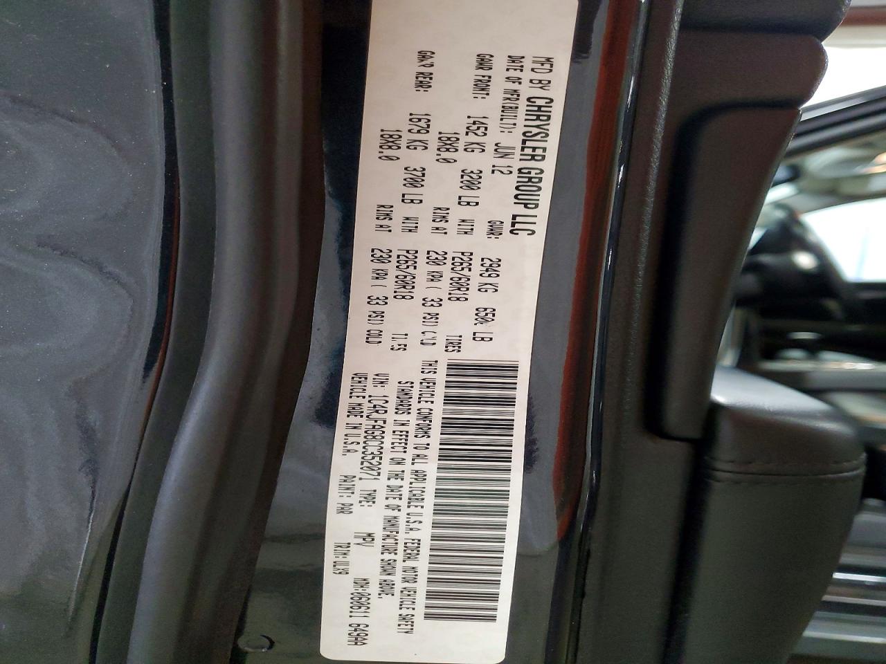 2012 JEEP GRAND CHEROKEE LAREDO photo 13