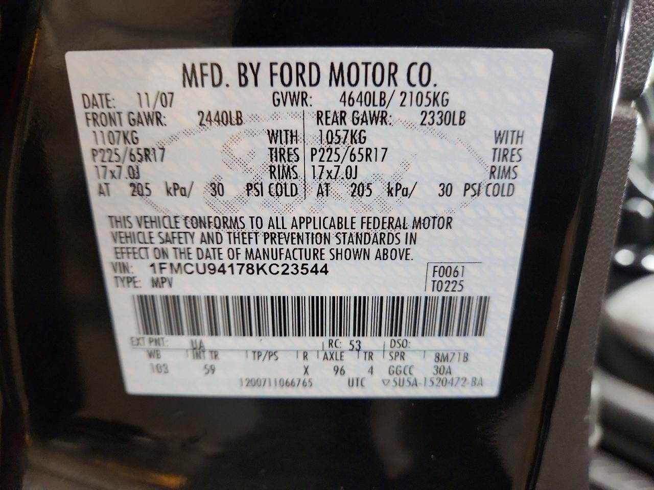 2008 FORD ESCAPE LIMITED photo 13