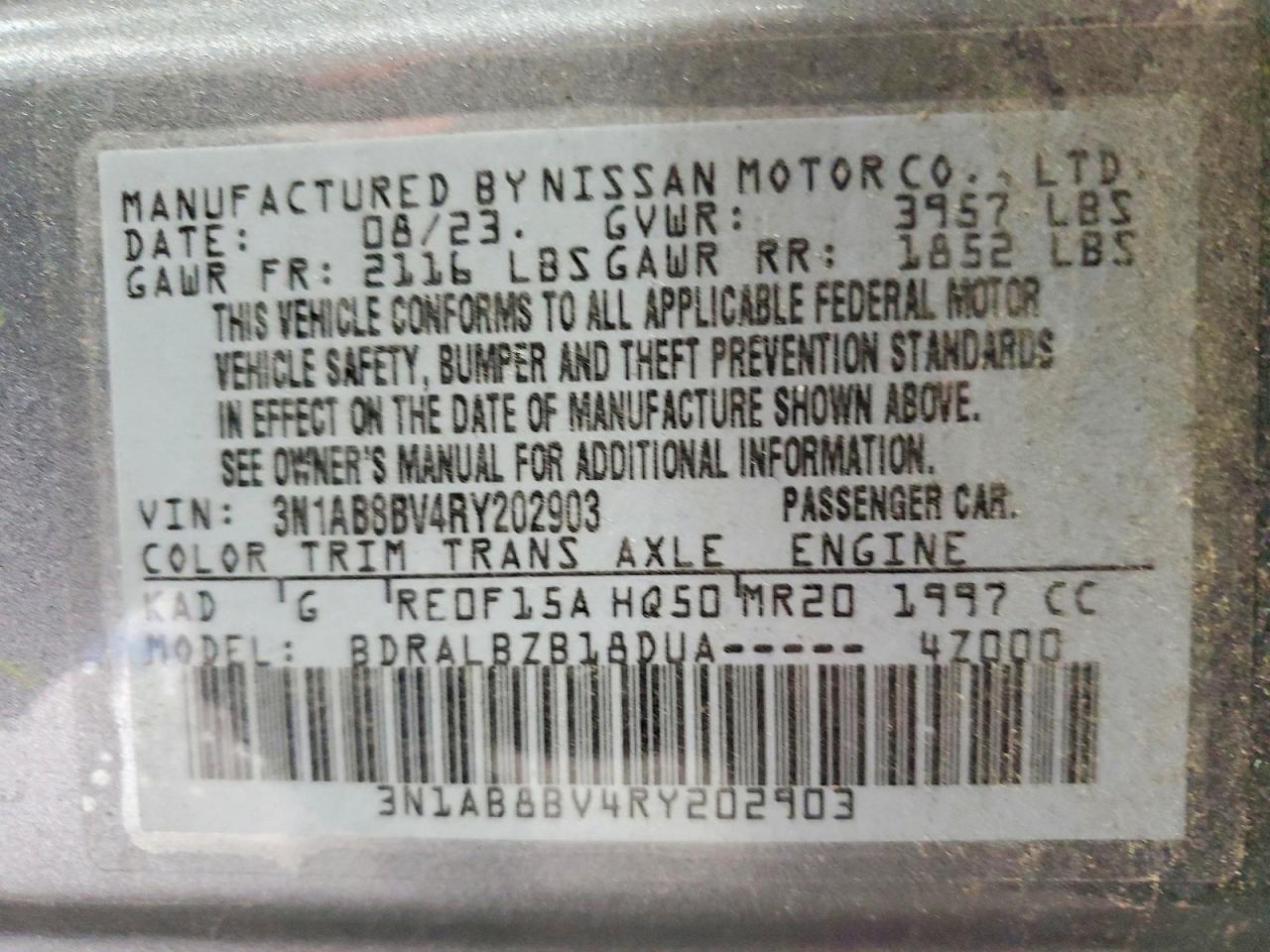 2024 NISSAN SENTRA S photo 12