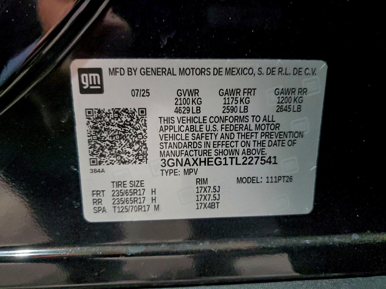 2026 CHEVROLET EQUINOX LT photo 13