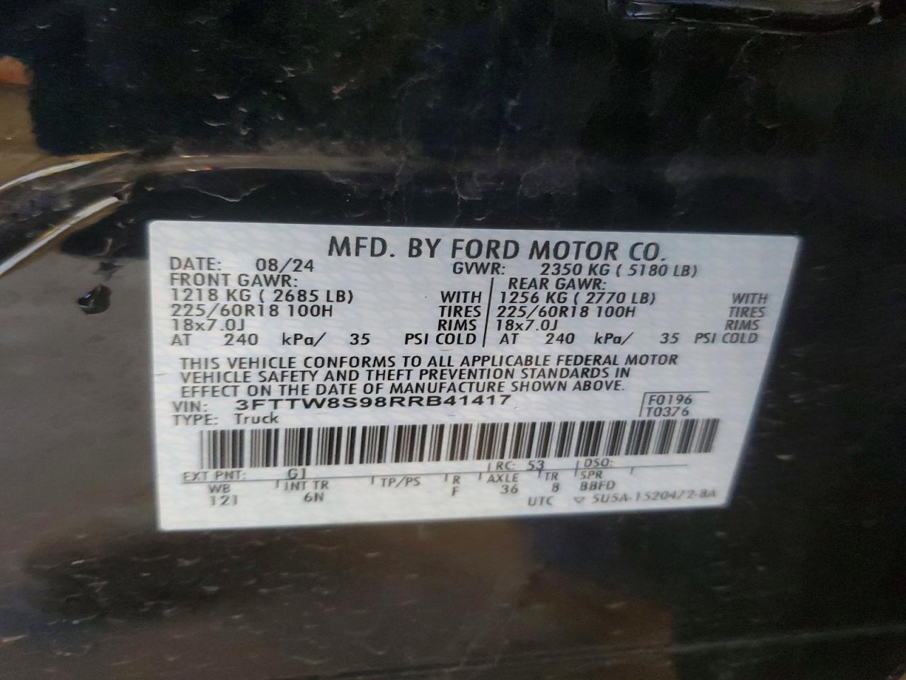 2024 FORD MAVERICK LARIAT photo 13