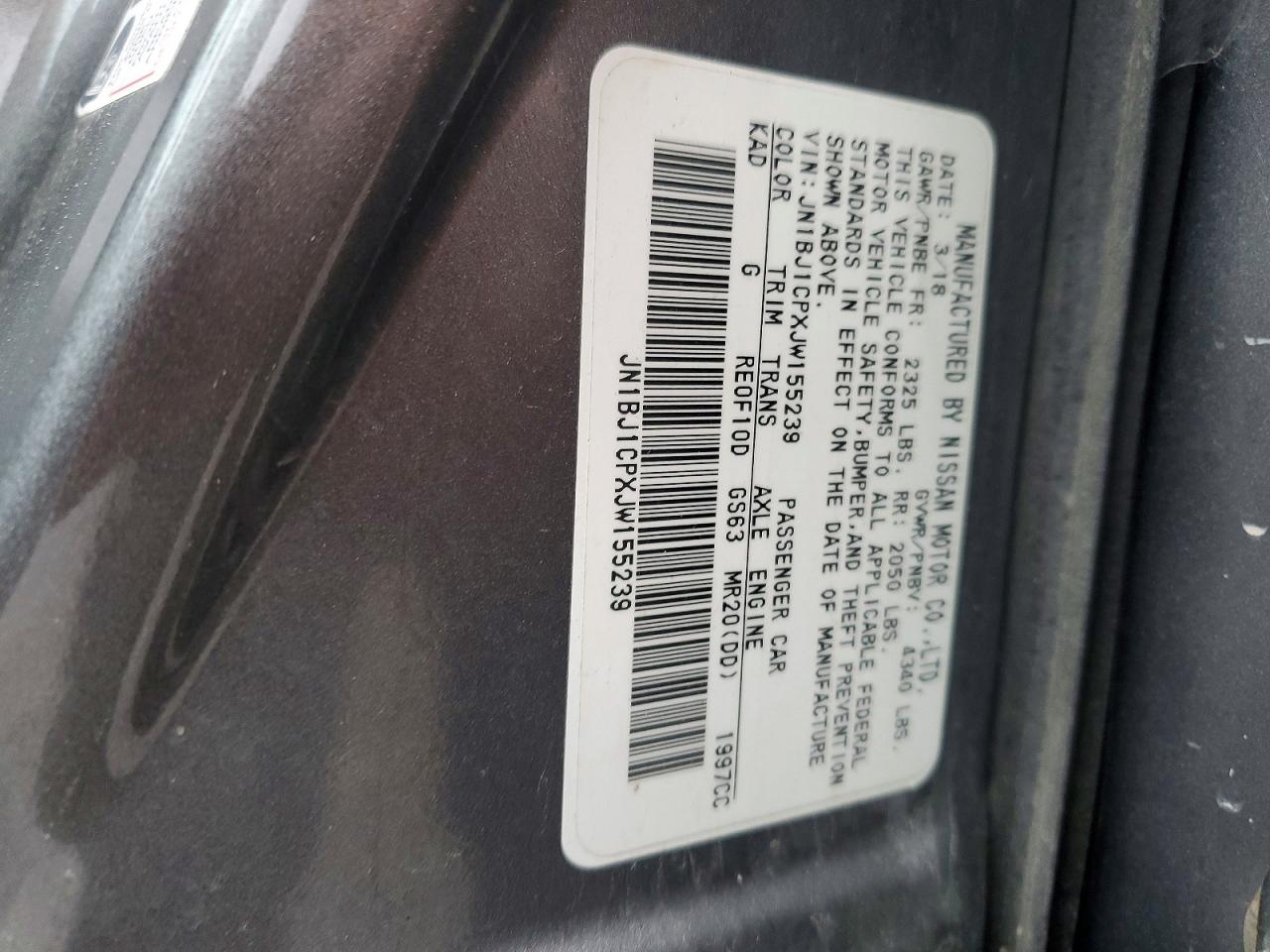 2018 NISSAN ROGUE SPORT S photo 14