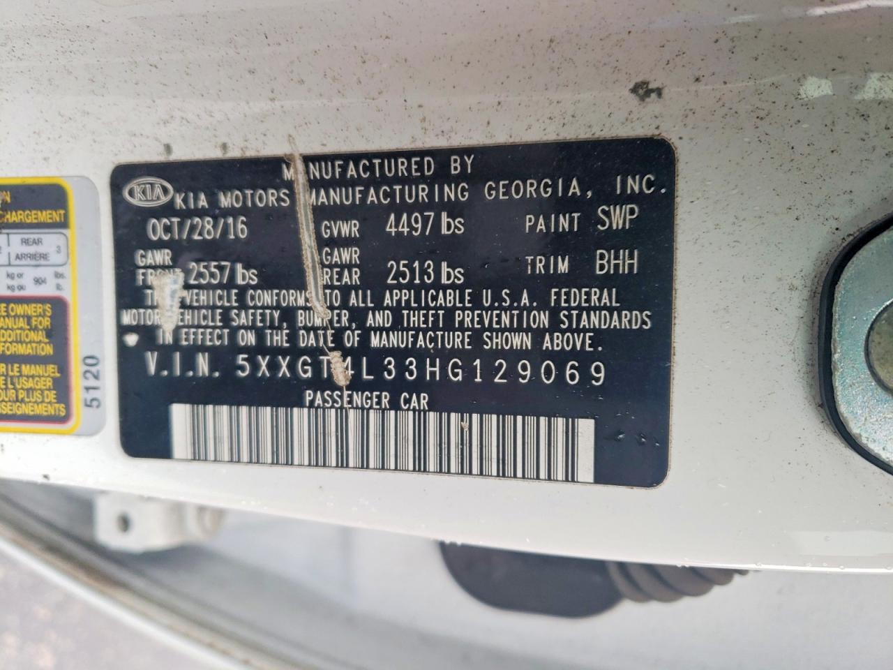 2017 KIA OPTIMA LX photo 12