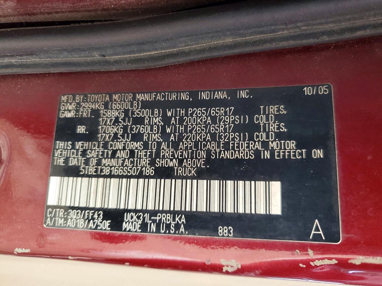 2006 TOYOTA TUNDRA DOUBLE CAB LIMITED photo 13