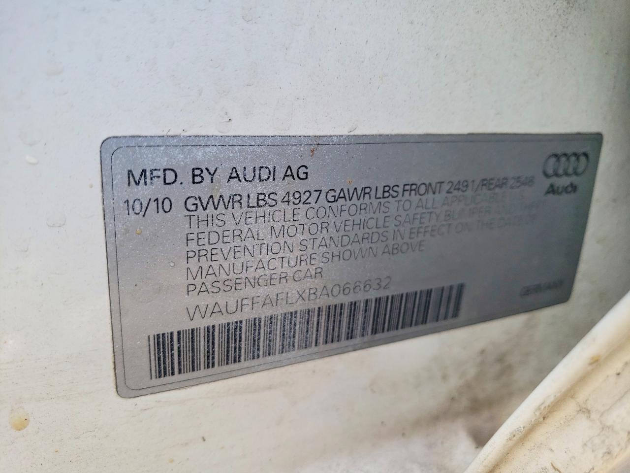 2011 AUDI A4 PREMIUM PLUS photo 12