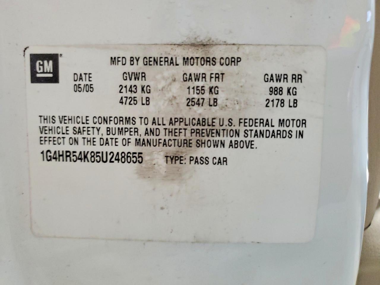 2005 BUICK LESABRE LIMITED photo 13