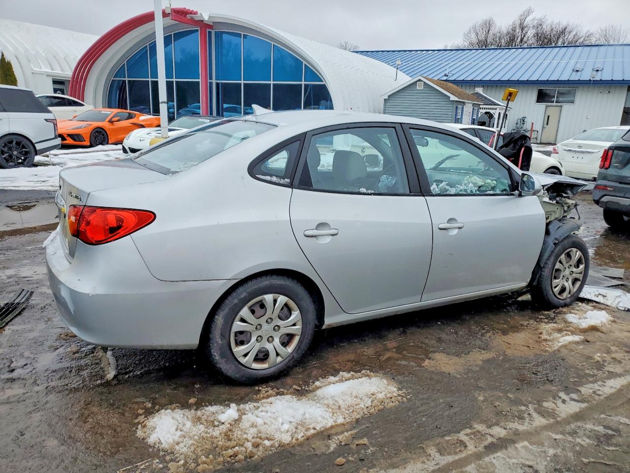 2010 HYUNDAI ELANTRA BLUE photo 3