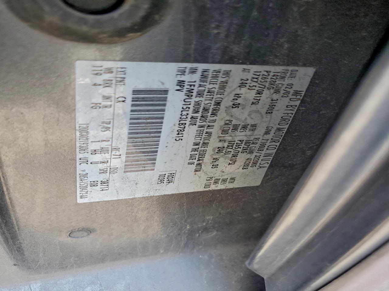 2003 FORD EXPEDITION XLT photo 12