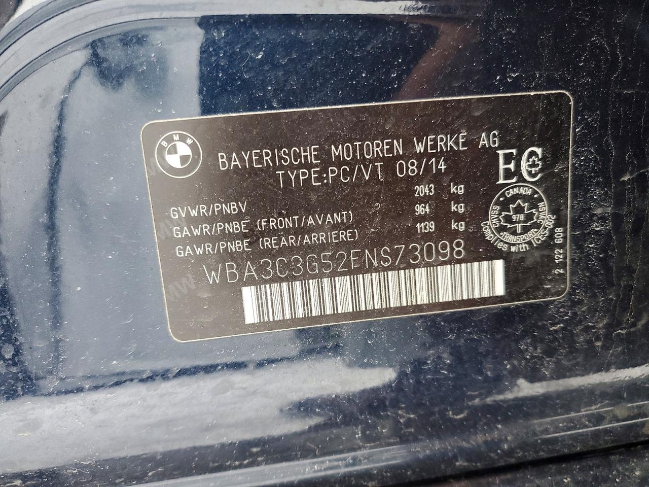 2015 BMW 320 I XDRIVE photo 23
