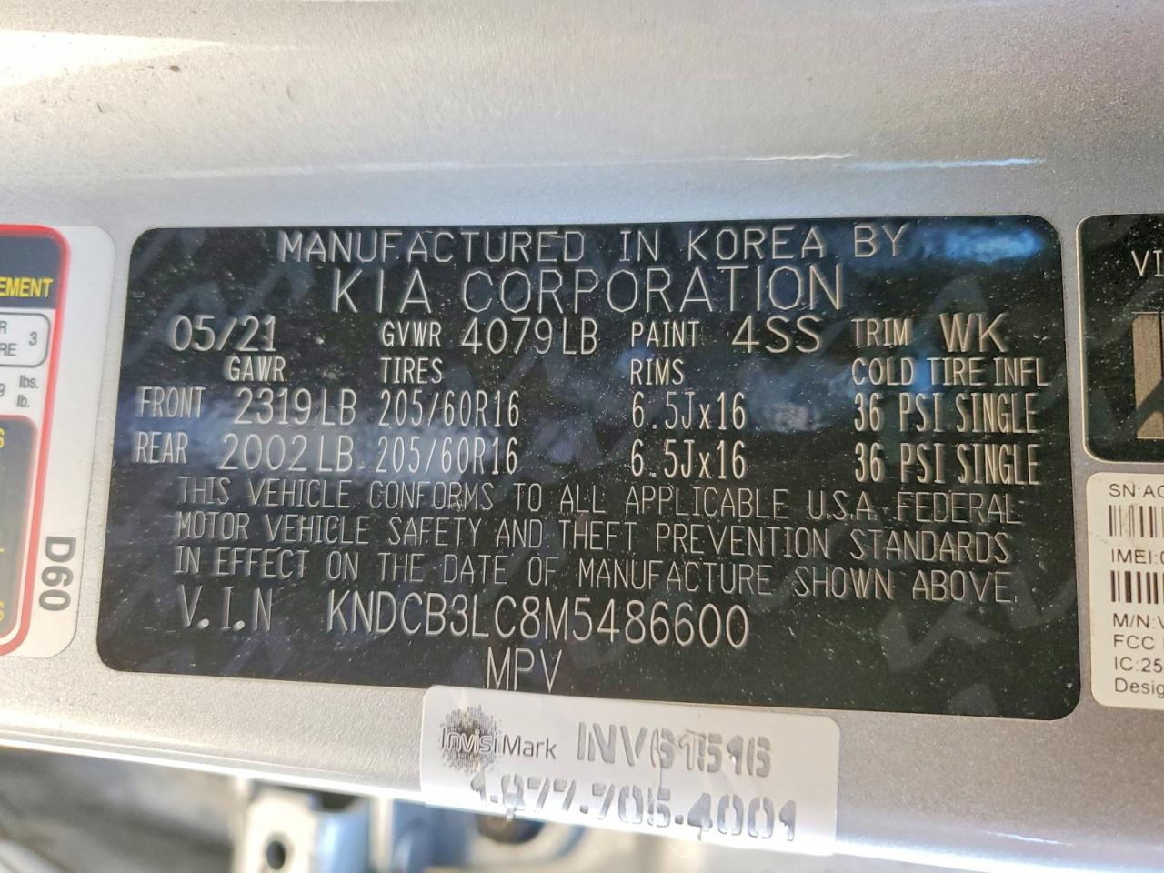 2021 KIA NIRO LX photo 12