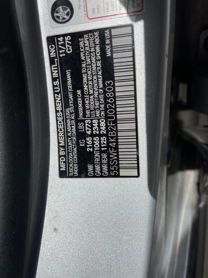 2015 MERCEDES-BENZ C 300 4MATIC photo 10