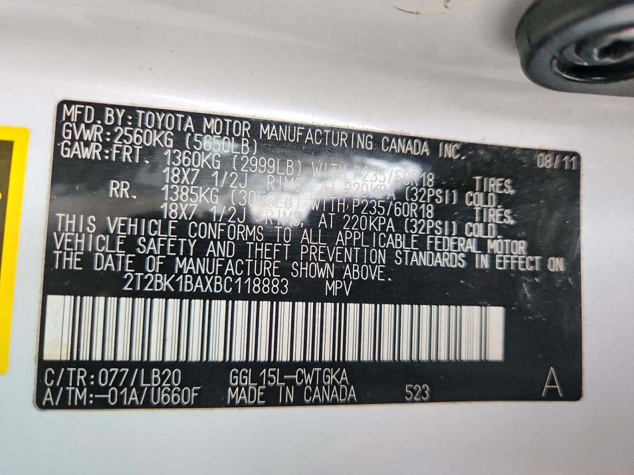 2011 LEXUS RX 350 photo 27