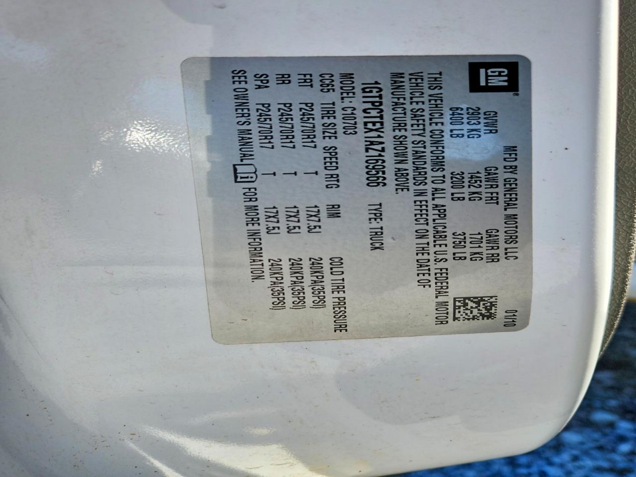 2010 GMC SIERRA C1500 photo 12