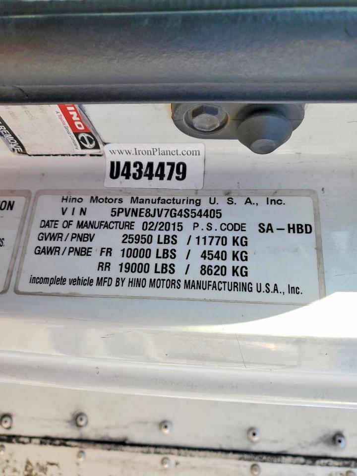 2016 HINO 258/268 BOX TRUCK photo 13