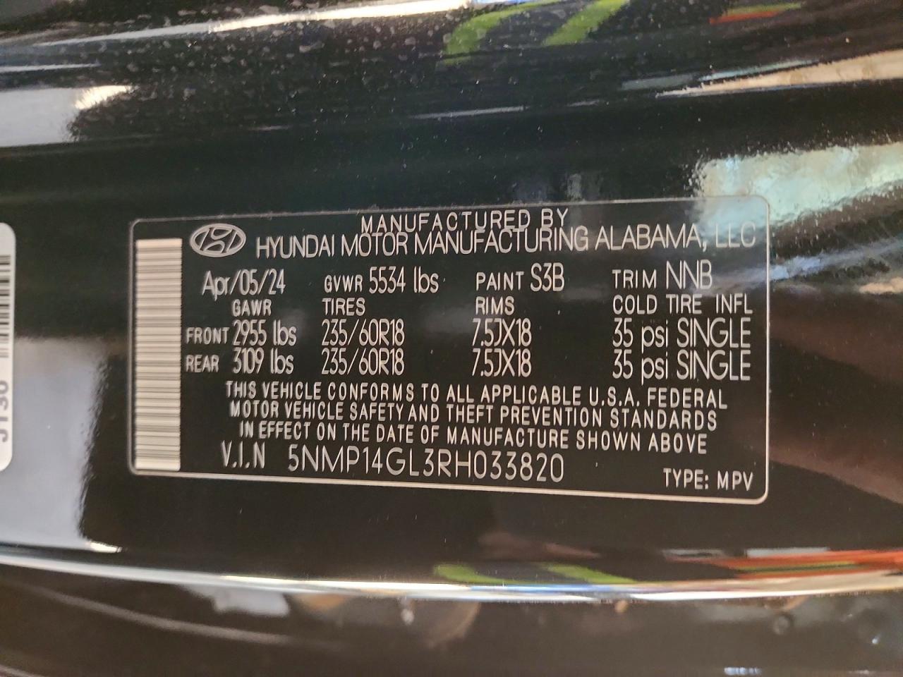 2024 HYUNDAI SANTA FE SE photo 14