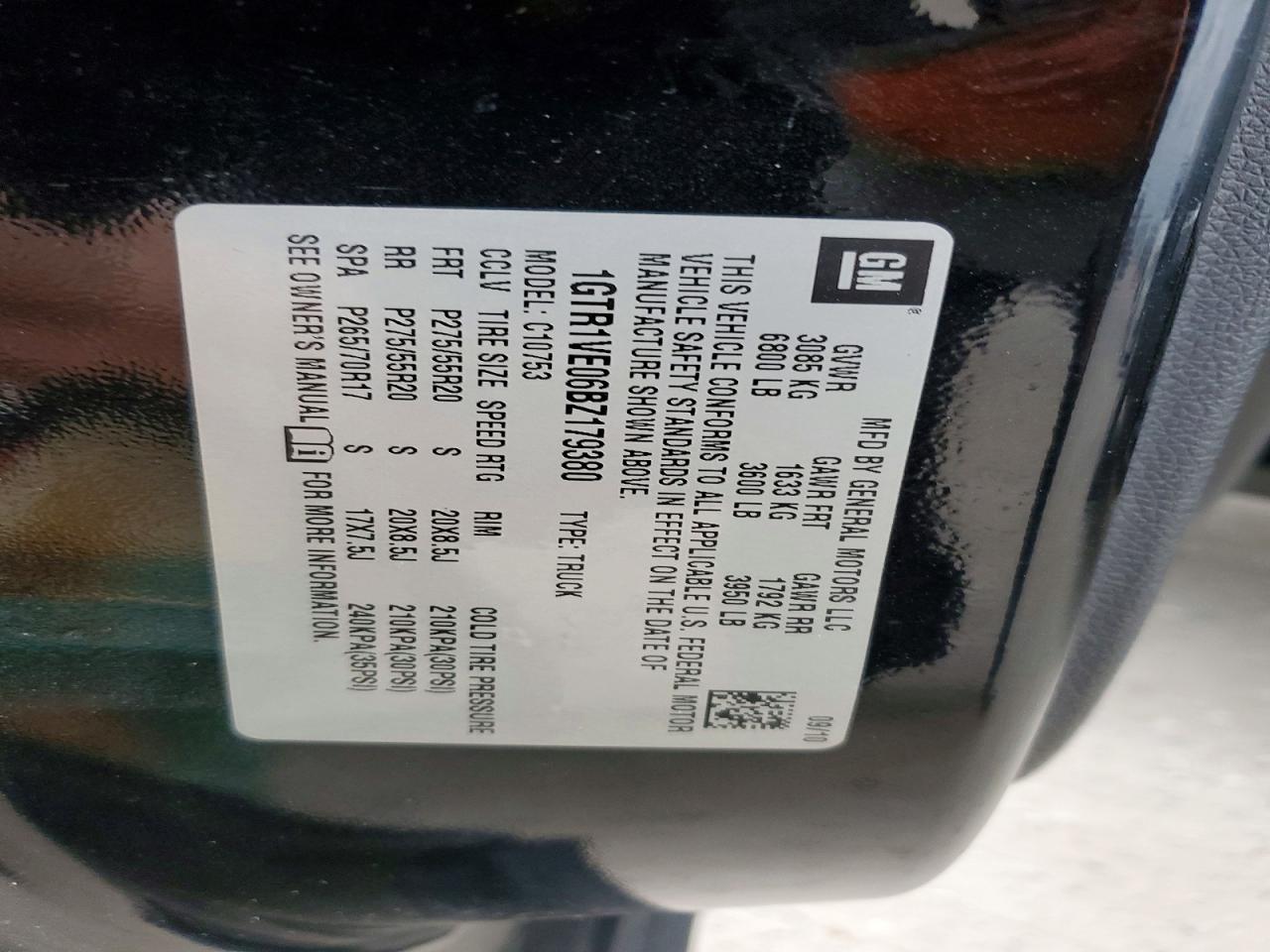 2011 GMC SIERRA C1500 SLE photo 12