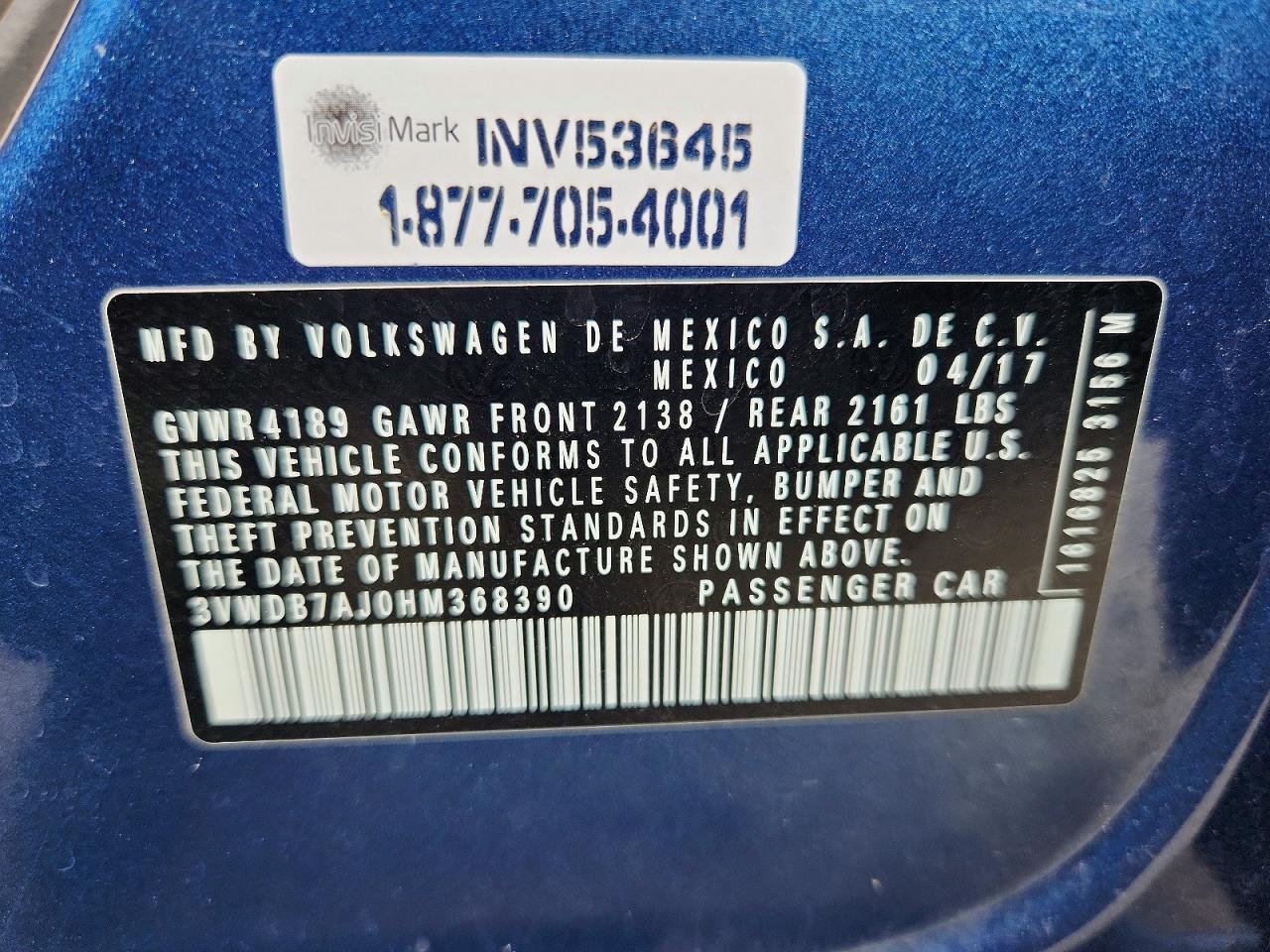 2017 VOLKSWAGEN JETTA SE photo 12