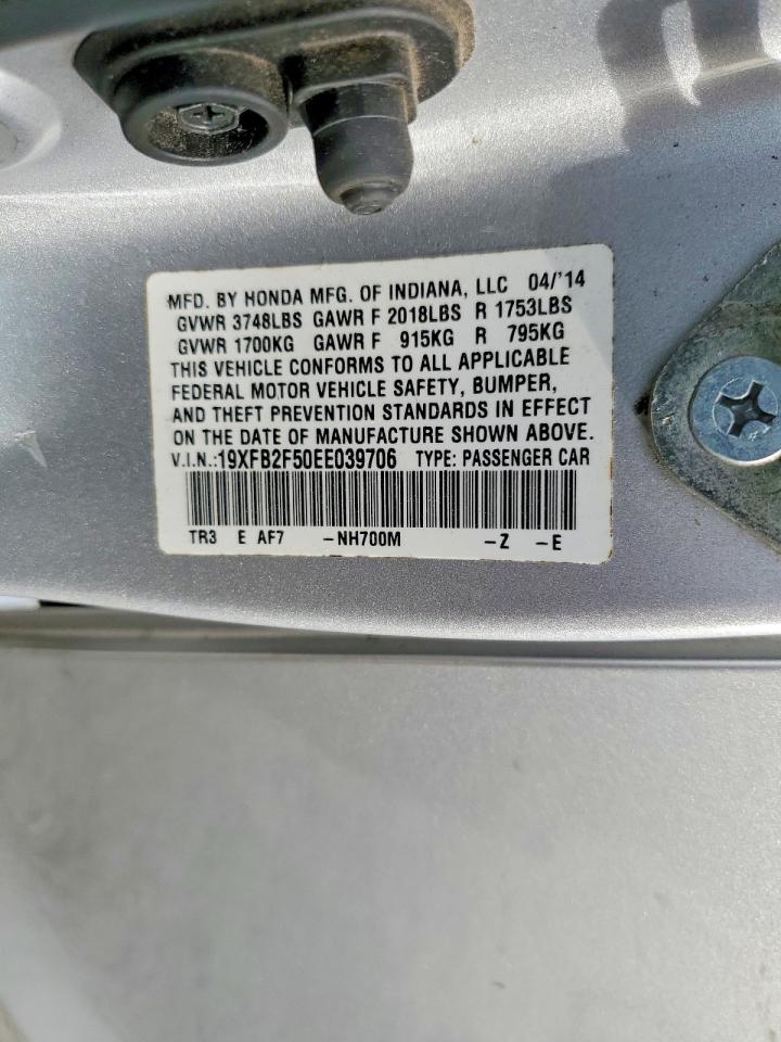 2014 HONDA CIVIC LX photo 12