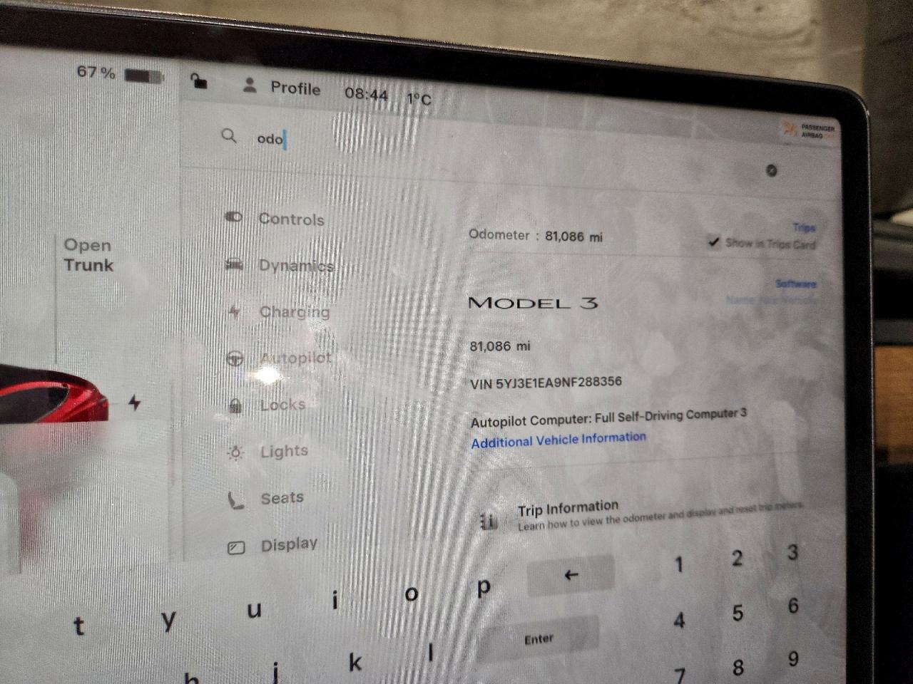2022 TESLA MODEL 3 photo 9