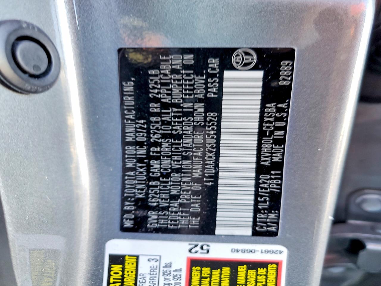 2025 TOYOTA CAMRY XSE photo 12